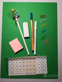 #4 set scuola kit scrittura penne matite stabilo