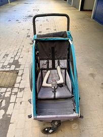 Rimorchio bicicletta/passeggino Qeridoo Sportrex