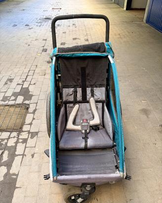 Rimorchio bicicletta/passeggino Qeridoo Sportrex