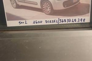 fiat 500L  1600 diesel 120 CV.