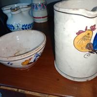 brocca ciotola pugliese in terracotta antica 