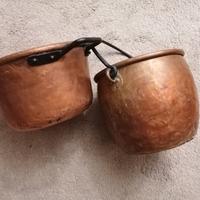 Pentola in rame vintage 