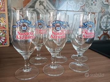 bicchieri birra Peroni