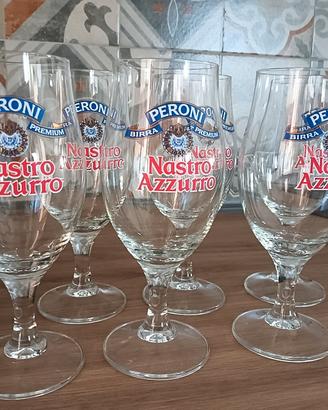 bicchieri birra Peroni