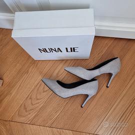 Decolletè strass n40+ sacca viaggio+tacco ricambio