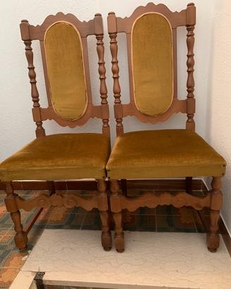 Coppia di Sedie Vintage