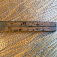 RIGHELLO PIEGHEVOLE METRO INGLESE anni 60 vintage