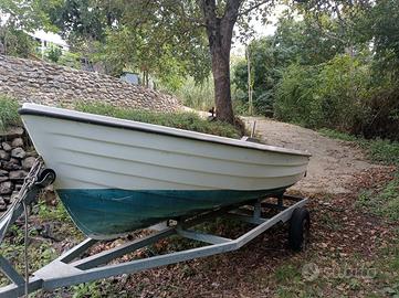 Barca lancia + motore e carrello