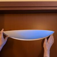 Plafoniera in ceramica/ gesso