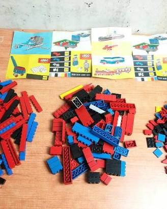 LEGO System Sfuso con alcune Istruzioni - Vintage