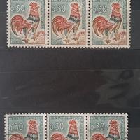 francobolli rari gallo francese 