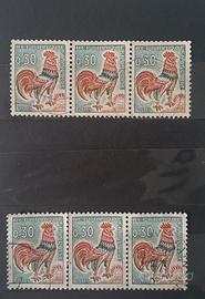 francobolli rari gallo francese 