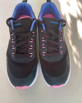 Scarpe Skechers Donna Nero Rosa