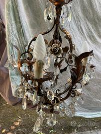 Lampadario vintage 3 luci