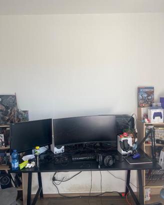 scrivania ikea nera