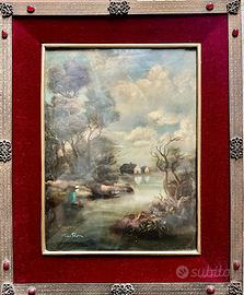 quadro ad olio su rame Van Thoren '800