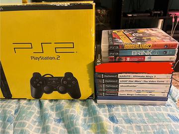 VENDUTO. Scatola box PS2 Slim Console PAL e giochi