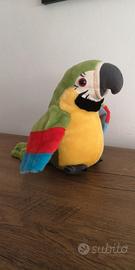 Peluche PAPPAGALLO PARLANTE