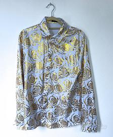 Camicia Bianco/Oro Shein tg.M