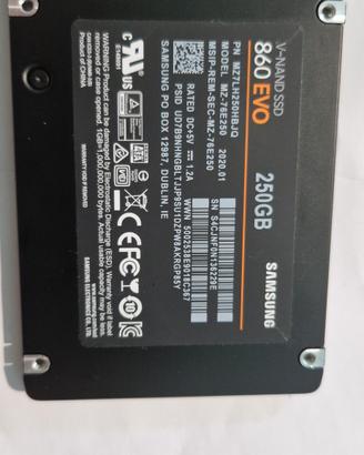 Samsung Disk SSD EVO 860 250GB  New