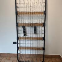 RETE SINGOLA CON DOGHE IN LEGNO