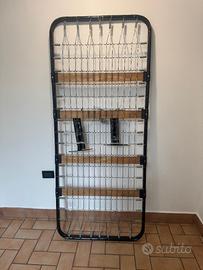 RETE SINGOLA CON DOGHE IN LEGNO