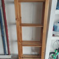Mobiletto in legno 4 ripiani