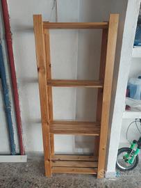 Mobiletto in legno 4 ripiani