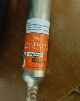 Ricarica bomboletta CO2 Airbag Equitazione