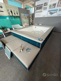 Mini piscina laghetto ninfea 2+living in promo