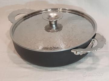 Alessi "Dressed" casseruola bassa Ø 24 e coperchio