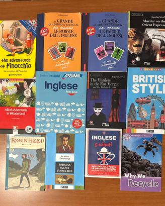 Lotto libri inglese