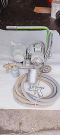 Compressore RIGO con tubo e due pistole