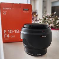 Obiettivo Sony 10 - 18 f/4 – E Mount
