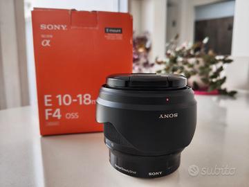 Obiettivo Sony 10 - 18 f/4 – E Mount
