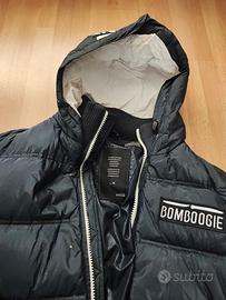 Bomboogie Piumino Uomo M Dark Blue con Cappuccio