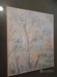 Alberi laguna Venezia strappo d'affresco 1975