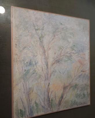 Alberi laguna Venezia strappo d'affresco 1975