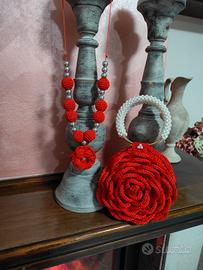 set borsa e collana