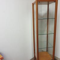 vetrinetta vetro e legno
