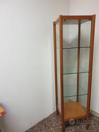 vetrinetta vetro e legno