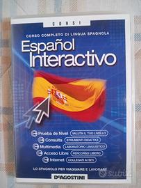 DVD corso spagnolo interattivo De Agostini 
