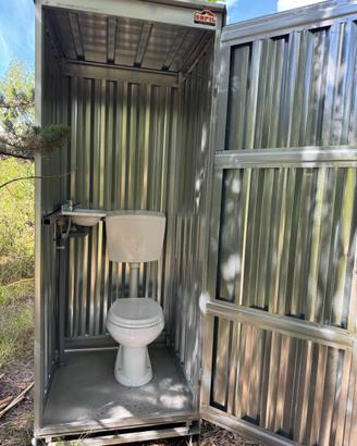 Cabina WC nuova mai usata in lamiera zincata