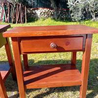 coppia comodini rustici 90 €