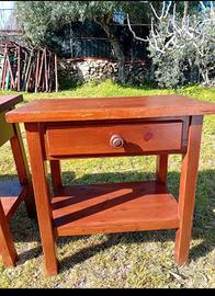 coppia comodini rustici 90 €