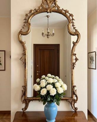 Specchiera legno stile rococò 150x83 come nuova
