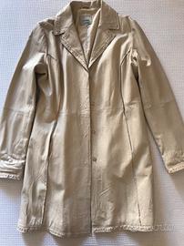Cappotto in pelle donna