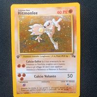 hitmonlee prima edizione fossil