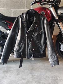 Chiodo  BIKER CROP  (M) pelle