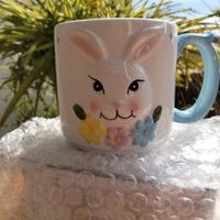 Mug in ceramica coniglio pasqua nuova con scatola